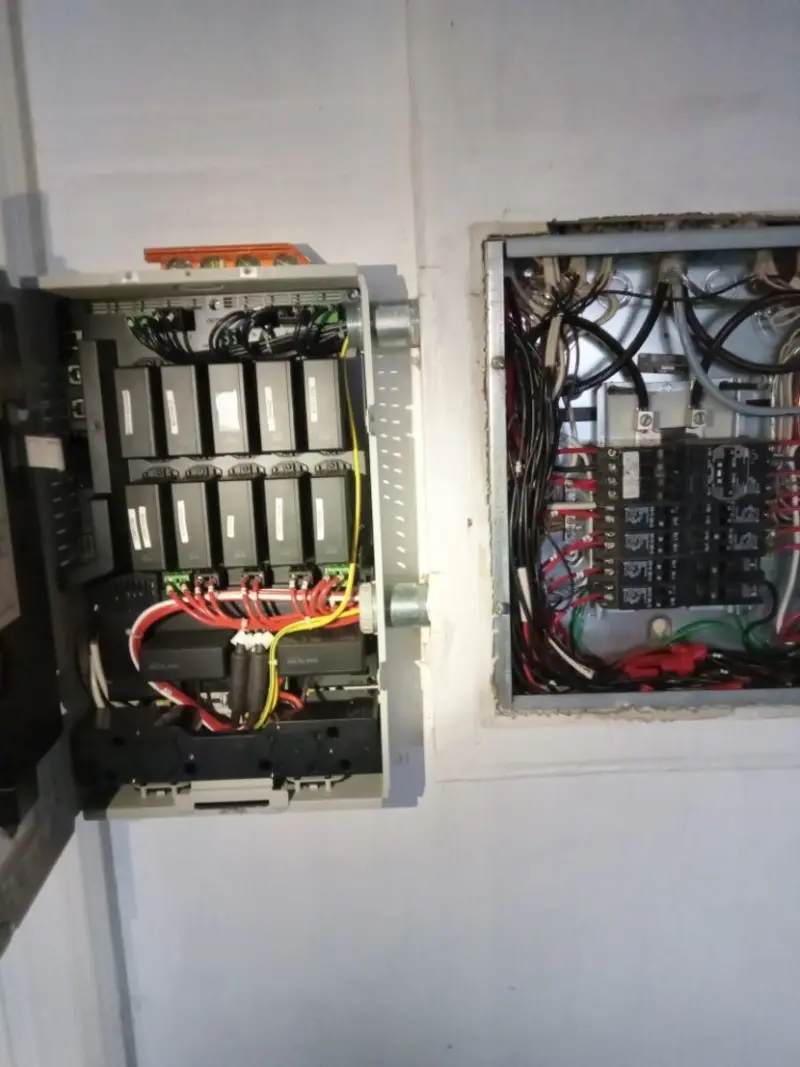 Electrical panel upgrade completed for Security Camera Wiring in Rosemead